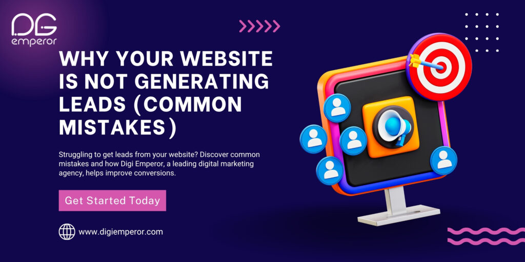 Why Your Website is Not Generating Leads (Common Mistakes)